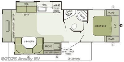 2013 Starcraft Travel Star 294RESA floorplan image