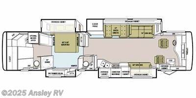 2011 Tiffin Phaeton 40 QBH floorplan image