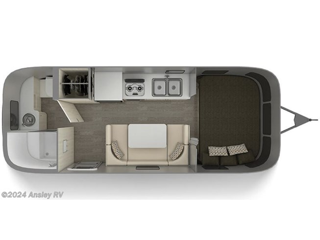 Stock Image for 2019 Airstream 22FB (options and colors may vary)