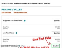 2025 Keystone Bullet Premium 336BBK - New Travel Trailer for sale by Ansley RV in Duncansville, Pennsylvania