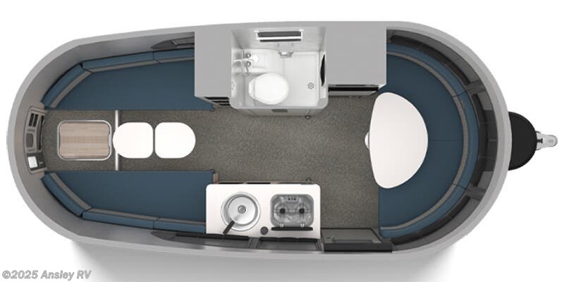 Floorplan of 2025 Airstream Basecamp 20X