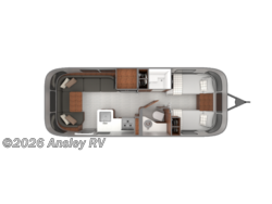 Stock Image for 2025 Airstream 25FB (options and colors may vary)