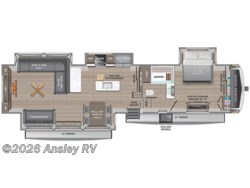 Stock Image for 2026 Jayco 381CKRE (options and colors may vary) 2026 Jayco North Point 381CKRE - New Fifth Wheel for sale by Ansley RV in Duncansville, Pennsylvania