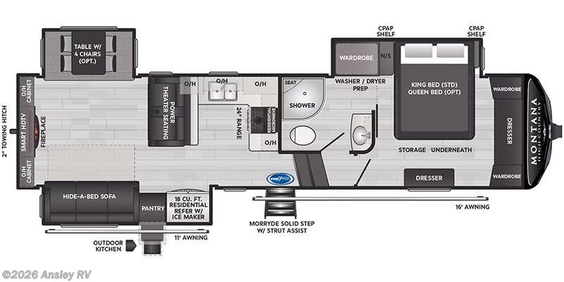 2026 Keystone Montana High Country 311RD - New Fifth Wheel for sale by Ansley RV in Duncansville, Pennsylvania
