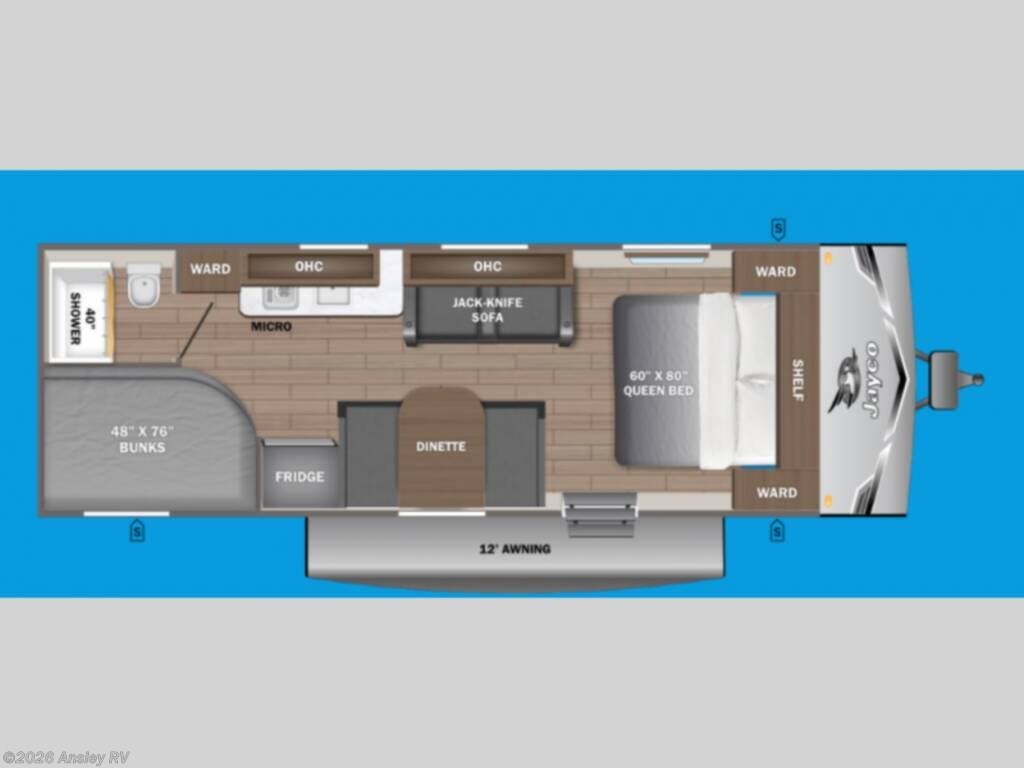 2026 Jayco Jay Flight SLX 250BH SPORT EDITION - New Travel Trailer for sale by Ansley RV in Duncansville, Pennsylvania