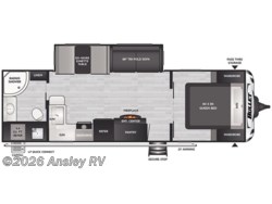 Stock Image for 2025 Keystone East 260RBS (options and colors may vary) 2026 Keystone Bullet Crossfire 260RBS - New Travel Trailer for sale by Ansley RV in Duncansville, Pennsylvania