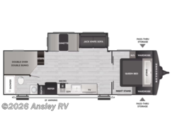 2026 Keystone Bullet Classic 26BHC - New Travel Trailer for sale by Ansley RV in Duncansville, Pennsylvania