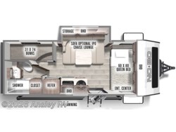 Stock Image for 2022 Forest River NB19.8 (options and colors may vary) 2022 Forest River No Boundaries NB19.8 - Used Travel Trailer for sale by Ansley RV in Duncansville, Pennsylvania
