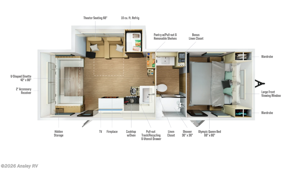 2026 Winnebago Thrive 25RLS - New Travel Trailer For Sale by Ansley RV in Duncansville, Pennsylvania