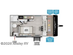 Stock Image for 2026 Grand Design 151RB (options and colors may vary) 2026 Grand Design Transcend One 151RB - New Travel Trailer for sale by Ansley RV in Duncansville, Pennsylvania