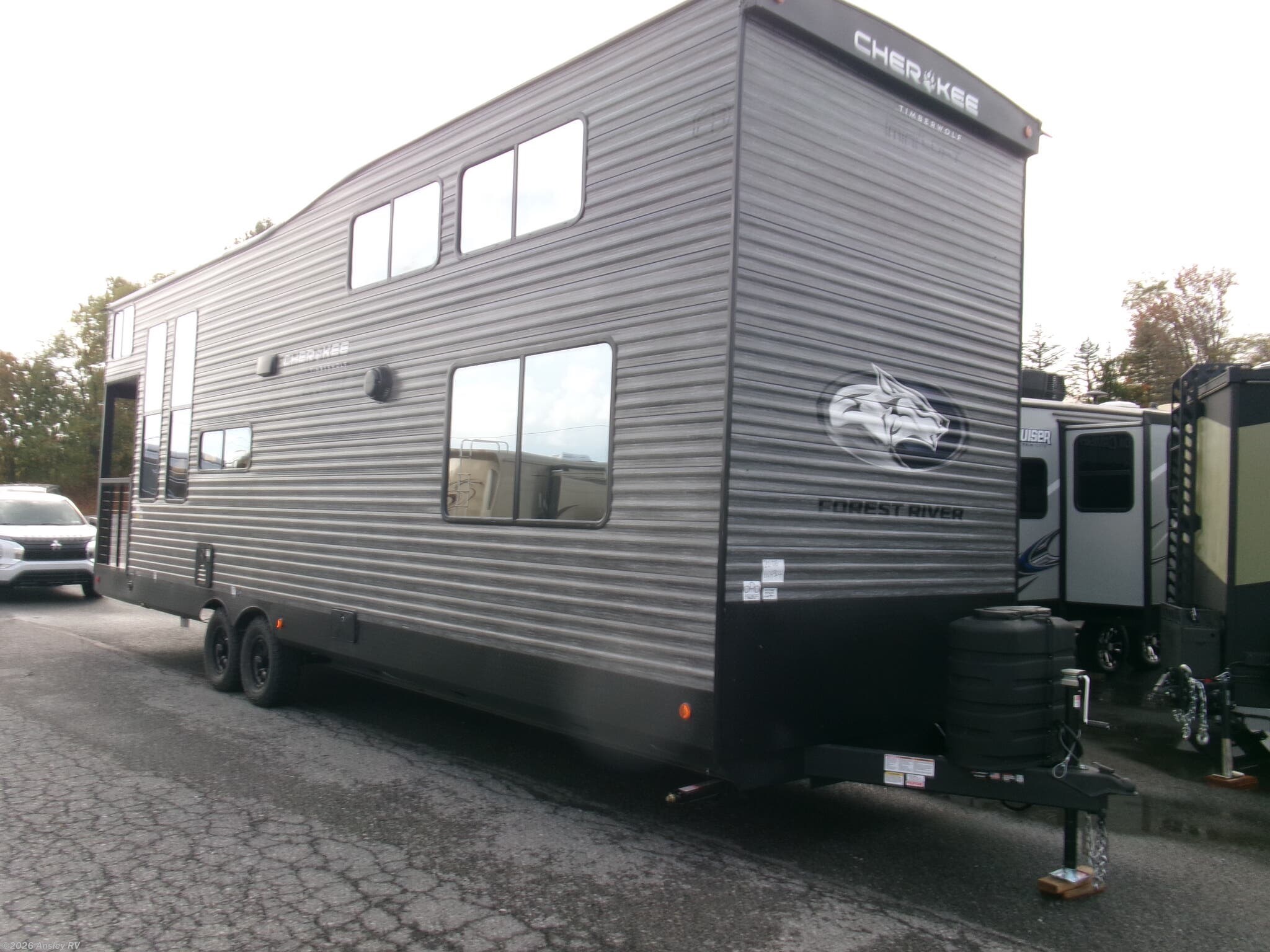 2026 Forest River Cherokee Timberwolf 20OG - New Destination Trailer For Sale by Ansley RV in Duncansville, Pennsylvania features Refrigerator, Skylight, Oven, Surround Sound System, Microwave