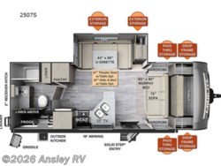 2023 Forest River Rockwood Mini Lite 2507S - Used Travel Trailer for sale by Ansley RV in Duncansville, Pennsylvania