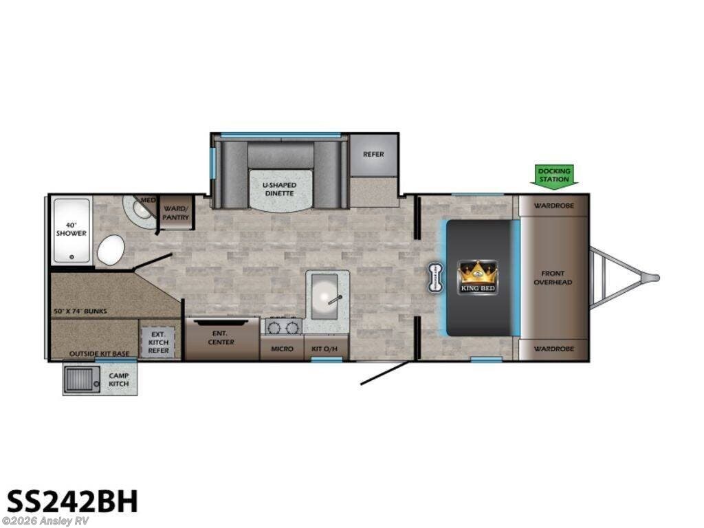 2022 Sunset Trail Super Lite 242BH by CrossRoads from Ansley RV in Duncansville, Pennsylvania