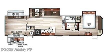 2017 Forest River Cherokee 39KR - Used Destination Trailer for sale by Ansley RV in Duncansville, Pennsylvania