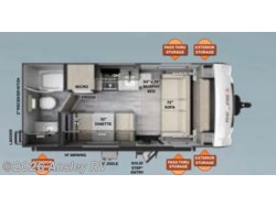 2023 Forest River Flagstaff E-Pro E19FD - Used Travel Trailer for sale by Ansley RV in Duncansville, Pennsylvania