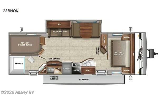 2022 Jayco Jay Flight 28BHOK - Used Travel Trailer For Sale by Ansley RV in Duncansville, Pennsylvania