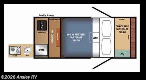 2023 Braxton Creek Bushwhacker 12ROK - Used Travel Trailer For Sale by Ansley RV in Duncansville, Pennsylvania