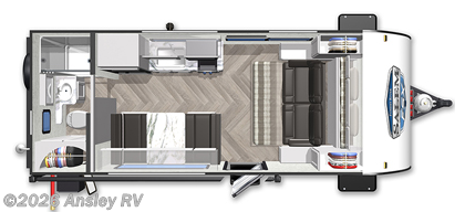 2021 Forest River Salem FSX 167RBK - Used Travel Trailer for sale by Ansley RV in Duncansville, Pennsylvania