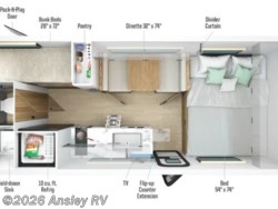 2026 Winnebago Micro Minnie 1800BH - New Travel Trailer for sale by Ansley RV in Duncansville, Pennsylvania