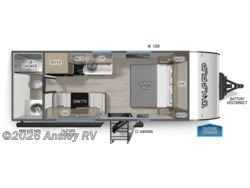 Stock Image for 2026 Forest River 16FQW (options and colors may vary) 2026 Forest River Cherokee Wolf Pup 16FQW - New Travel Trailer for sale by Ansley RV in Duncansville, Pennsylvania