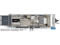 Stock Image for 2026 Forest River 25RRT (options and colors may vary) 2026 Forest River Cherokee Grey Wolf 25RRT - New Toy Hauler for sale by Ansley RV in Duncansville, Pennsylvania