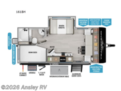 Stock Image for 2026 Grand Design 161BH (options and colors may vary) Stock Image for 2026 Grand Design 161BH (options and colors may vary)