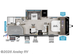 Stock Image for 2026 Grand Design 2470BH (options and colors may vary) 2026 Grand Design Imagine 2470BH - New Travel Trailer for sale by Ansley RV in Duncansville, Pennsylvania