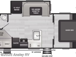 Stock Image for 2026 Keystone 2290BH (options and colors may vary) 2026 Keystone Bullet Crossfire 2290BH - New Travel Trailer for sale by Ansley RV in Duncansville, Pennsylvania