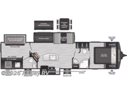 Stock Image for 2026 Keystone 330BKQ (options and colors may vary) Stock Image for 2026 Keystone 330BKQ (options and colors may vary)