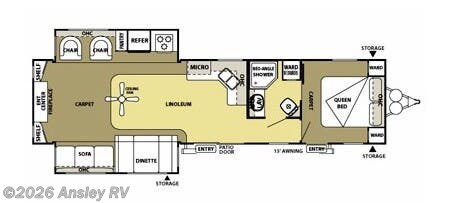 2013 Forest River Wildwood DLX 372REDS - Used Destination Trailer For Sale by Ansley RV in Duncansville, Pennsylvania