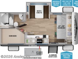 2026 Grand Design Transcend One 161DB - New Travel Trailer for sale by Ansley RV in Duncansville, Pennsylvania