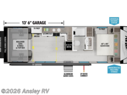 Stock Image for 2026 Grand Design 27MAV (options and colors may vary) 2026 Grand Design Momentum MAV 27MAV - New Toy Hauler for sale by Ansley RV in Duncansville, Pennsylvania