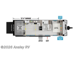Stock Image for 2026 Grand Design 27MAV (options and colors may vary) 2026 Grand Design Momentum MAV 27MAV - New Toy Hauler for sale by Ansley RV in Duncansville, Pennsylvania