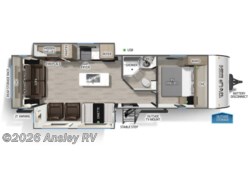 Stock Image for 2026 Forest River 273XLK (options and colors may vary) 2026 Forest River Cherokee Wolf Den 273XLK - New Travel Trailer for sale by Ansley RV in Duncansville, Pennsylvania