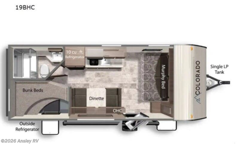 2021 Dutchmen Colorado 19BHC - Used Travel Trailer for sale by Ansley RV in Duncansville, Pennsylvania
