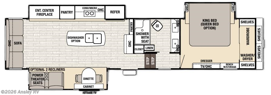 2018 Forest River Cedar Creek Champagne Edition 38EL - Used Fifth Wheel for sale by Ansley RV in Duncansville, Pennsylvania