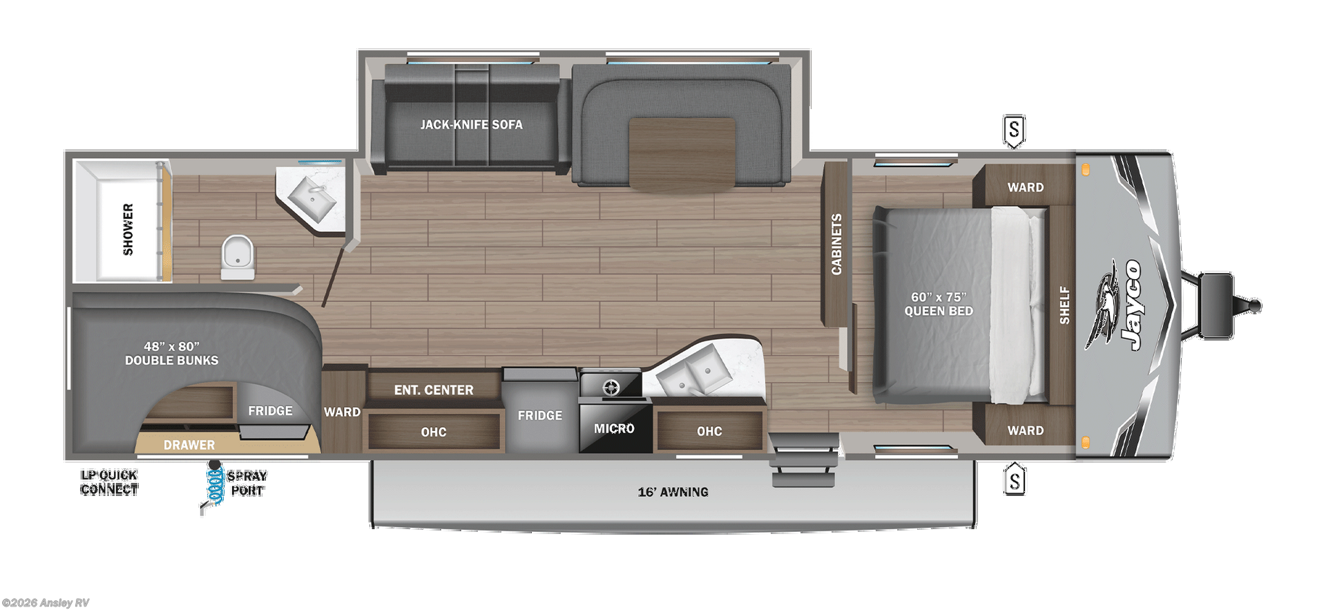 2026 Jayco Jay Flight SLX 284BHS - New Travel Trailer For Sale by Ansley RV in Duncansville, Pennsylvania