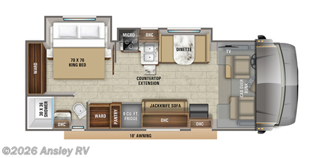 2020 Jayco Greyhawk 27U - Used Class C For Sale by Ansley RV in Duncansville, Pennsylvania