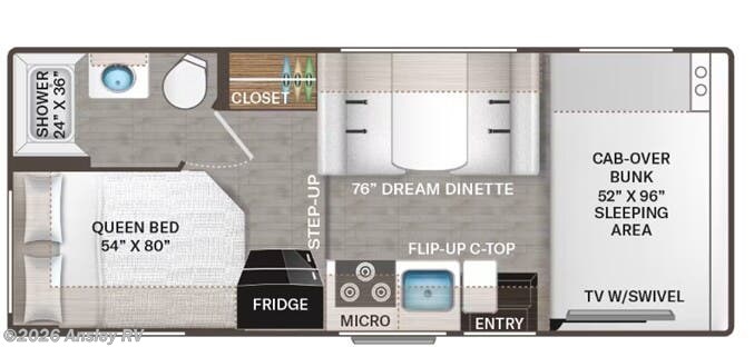 2024 Thor Motor Coach Four Winds 22E - Used Class C For Sale by Ansley RV in Duncansville, Pennsylvania