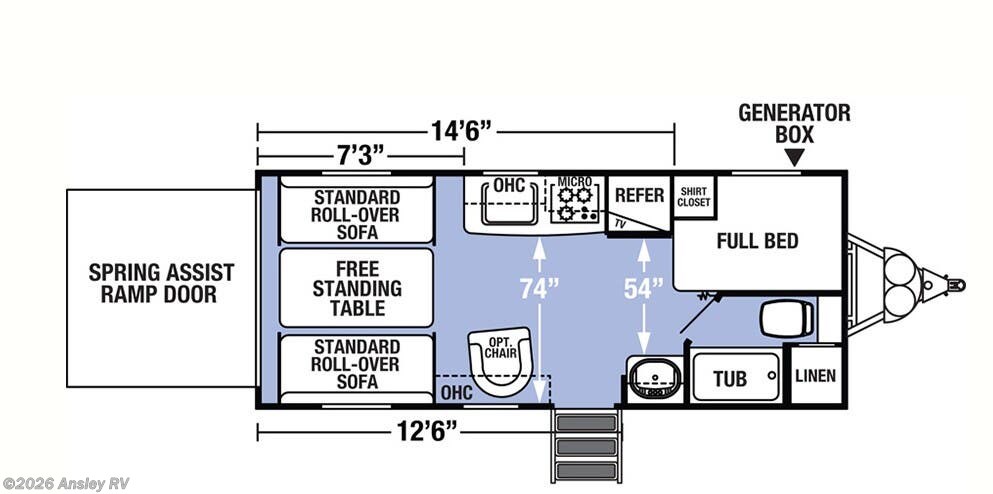 2019 Forest River XLR Boost 20CB - Used Toy Hauler For Sale by Ansley RV in Duncansville, Pennsylvania