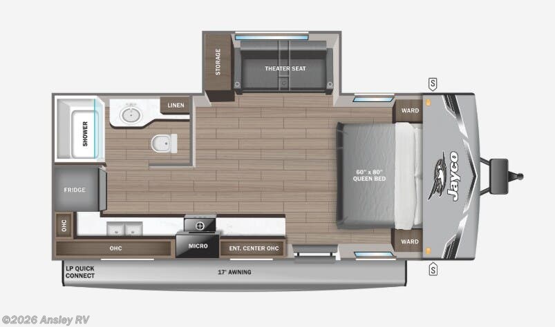 2026 Jayco Jay Flight SLX 200MKS - New Travel Trailer For Sale by Ansley RV in Duncansville, Pennsylvania features Refrigerator, Detachable, Microwave, TV Antenna, Backup Camera