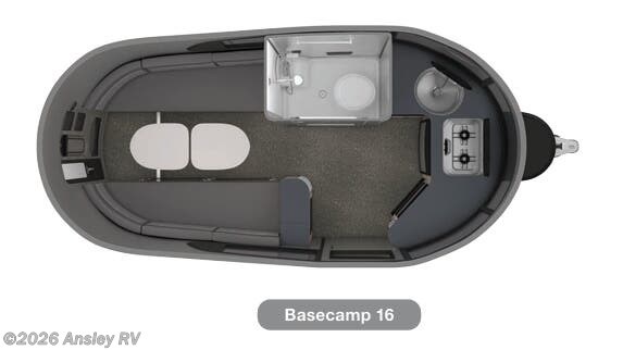 Floorplan of 2022 Airstream Basecamp X 16X