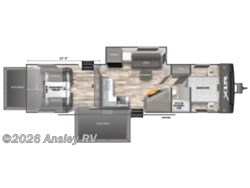 Stock Image for 2023 Forest River 3412 (options and colors may vary) Stock Image for 2023 Forest River 3412 (options and colors may vary)