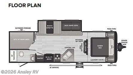 2022 Keystone Hideout 272BH - Used Travel Trailer For Sale by Ansley RV in Duncansville, Pennsylvania