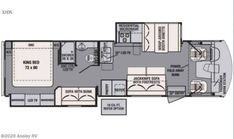 2016 Forest River FR3 32DS - Used Class A For Sale by Ansley RV in Duncansville, Pennsylvania