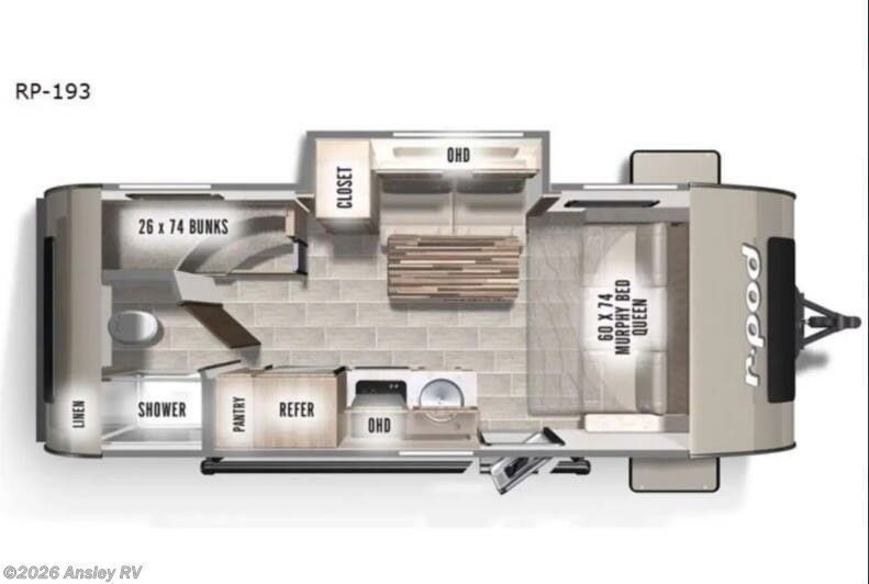 2022 Forest River R-Pod 193 - Used Travel Trailer For Sale by Ansley RV in Duncansville, Pennsylvania