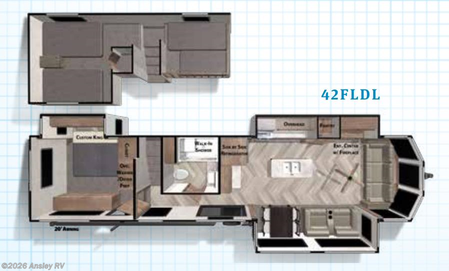 2020 Forest River Salem Grand Villa 42FLDL - Used Destination Trailer for sale by Ansley RV in Duncansville, Pennsylvania