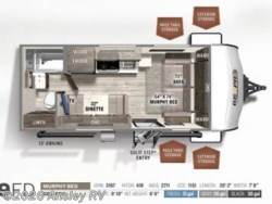 2021 Forest River Rockwood Geo Pro 19FD - Used Travel Trailer for sale by Ansley RV in Duncansville, Pennsylvania