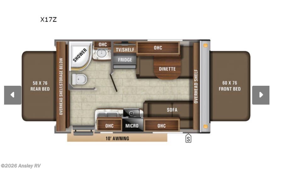 2021 Jayco Jay Feather X17Z - Used Expandable Trailer For Sale by Ansley RV in Duncansville, Pennsylvania