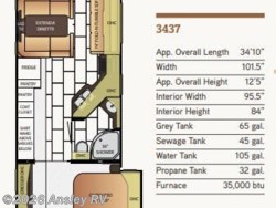 2015 Newmar Ventana 3437 - Used Class A for sale by Ansley RV in Duncansville, Pennsylvania